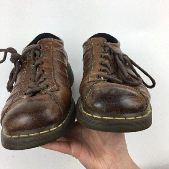 Doc Martens Men 12 46 Distressed Leather 90 Grunge - Picture 7 of 8
